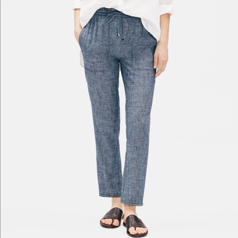 EILEEN FISHER Denim Ankle Pant sz m